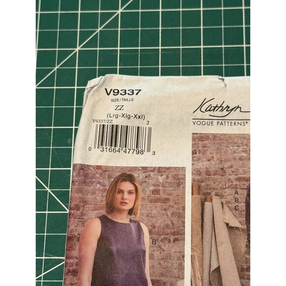 Vogue Patterns V9337 Kathryn Brenne Tunic & Pants Pattern ZZ Lrg-Xlg-Xxl - Picture 4 of 4